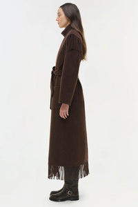 Carrie Fringe Robe Coat