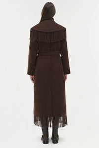 Carrie Fringe Robe Coat