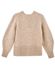 Aspen Open Side Pullover in Camel