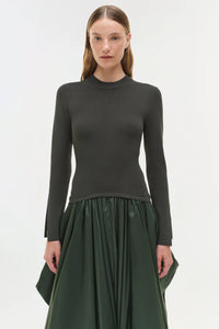 Kenlie Taffeta Midi Dress
