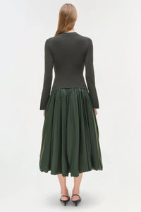 Kenlie Taffeta Midi Dress