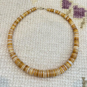 Yellow Mother of Pearl Candy Necklace