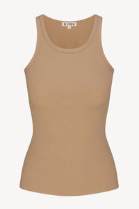 High Neck Tank Taupe