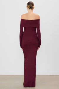 Off Shoulder Maxi Dress