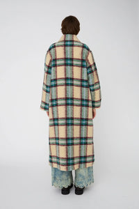 Wool Checked Coat