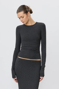 Long Sleeve Fitted Top