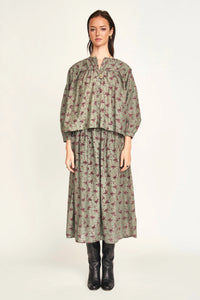 Oslo Blouse - Shadow Kudzu