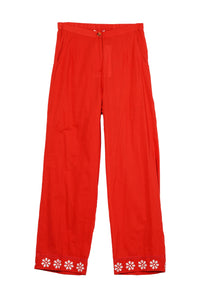 Red Pietro Pant