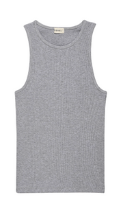 The Rib Tank Heather Grey