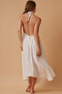 Bondi Beach Halter V-Neck White