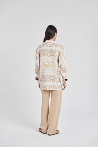 Palm Beige Trousers