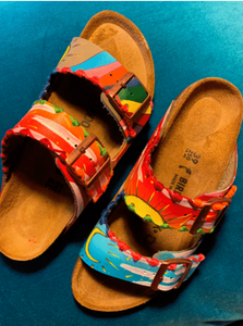 Rainbow Sunset Sandals