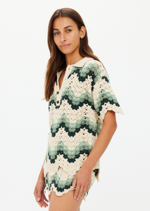 Tidal Sagra Crochet Shirt