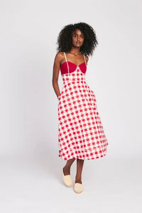Harper Dress Red Gingham