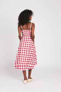 Harper Dress Red Gingham